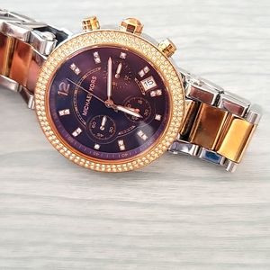 Michael Kors Women's MK6108 Chronograph Parker 39mm Watch